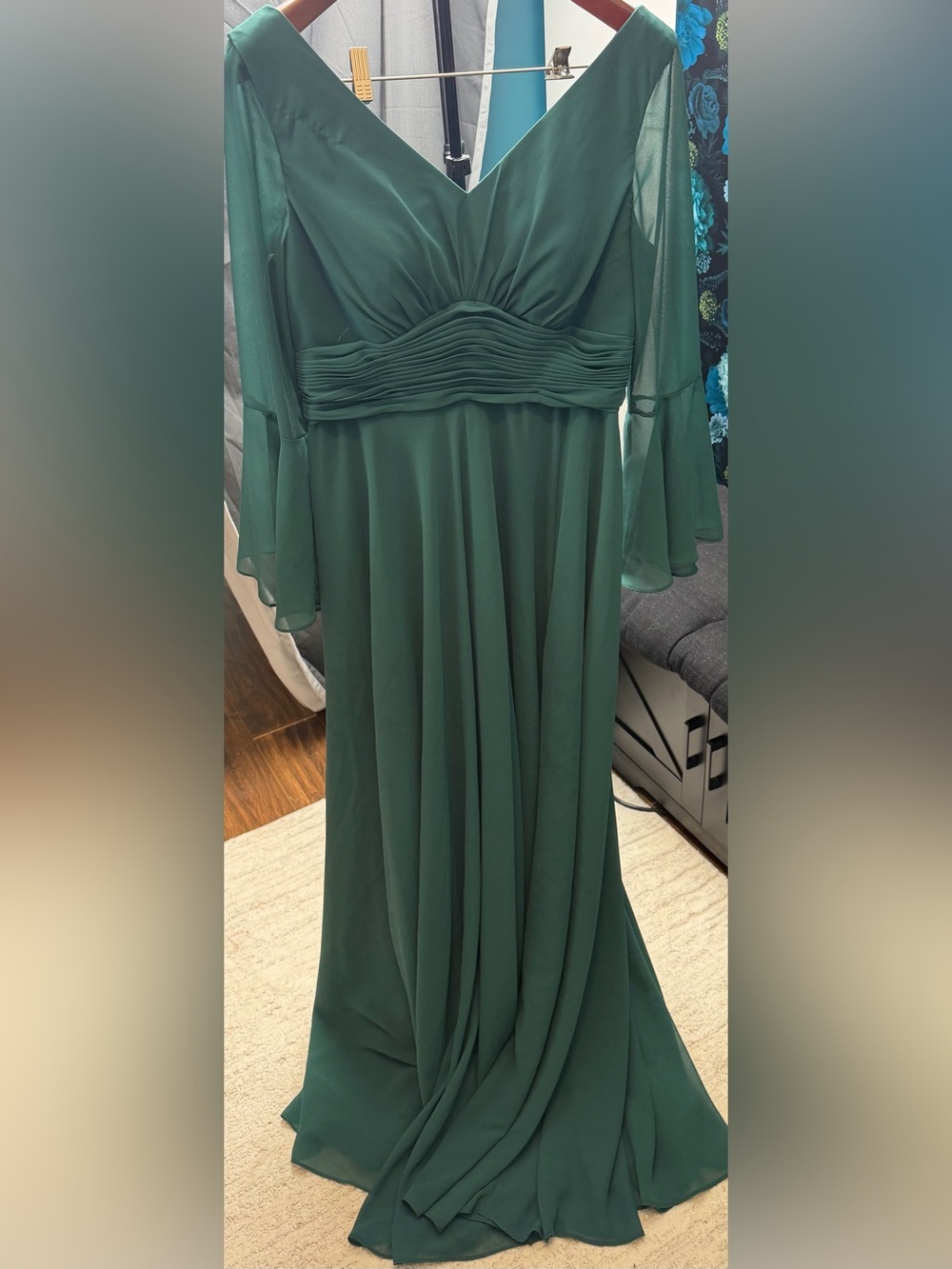 ✨🪄AW Bridal Albertine Dress in Emerald